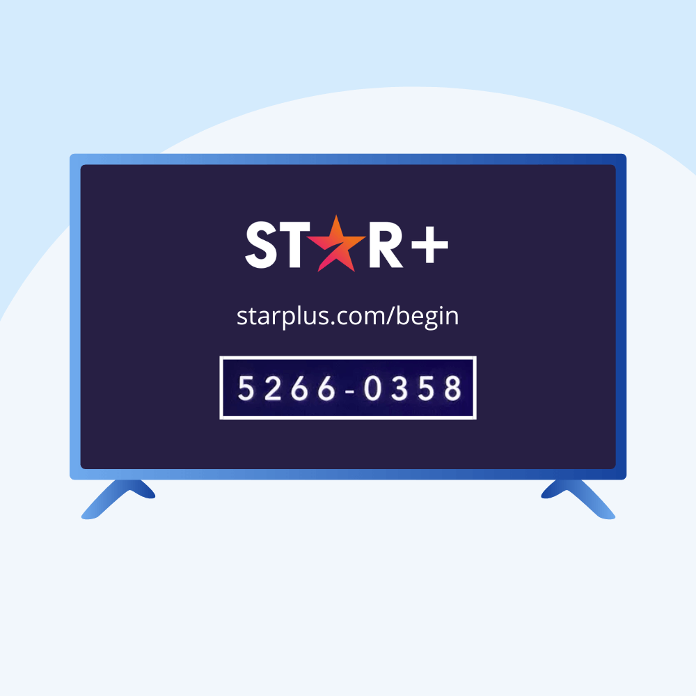Star Plus Begin vincular Star+ y TV con código de Inicio [2024]
