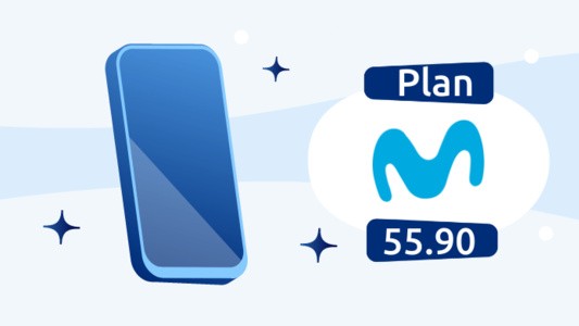 Plan Movistar 55.90 postpago