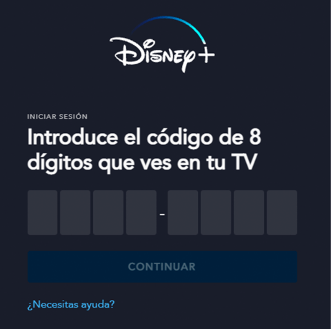 Código Disney Plus Begin