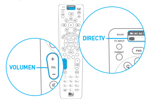 Configuración control remoto DIRECTV