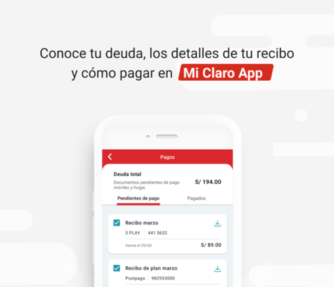 Recibo Claro Perú